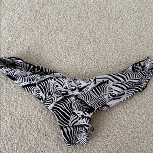Boys + Arrows Zebra Print Bikini Bottom